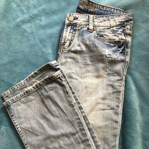 Light washed boot cut American Eagle Jeans